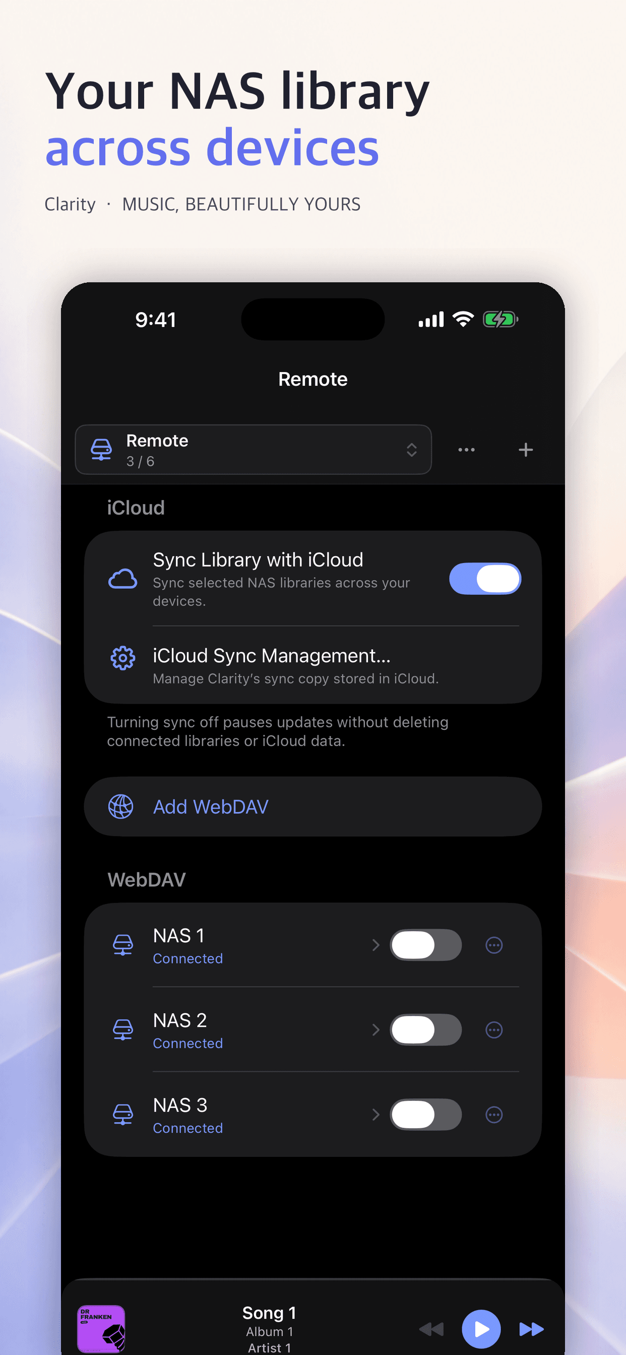 Clarity across multiple devices in dark mode