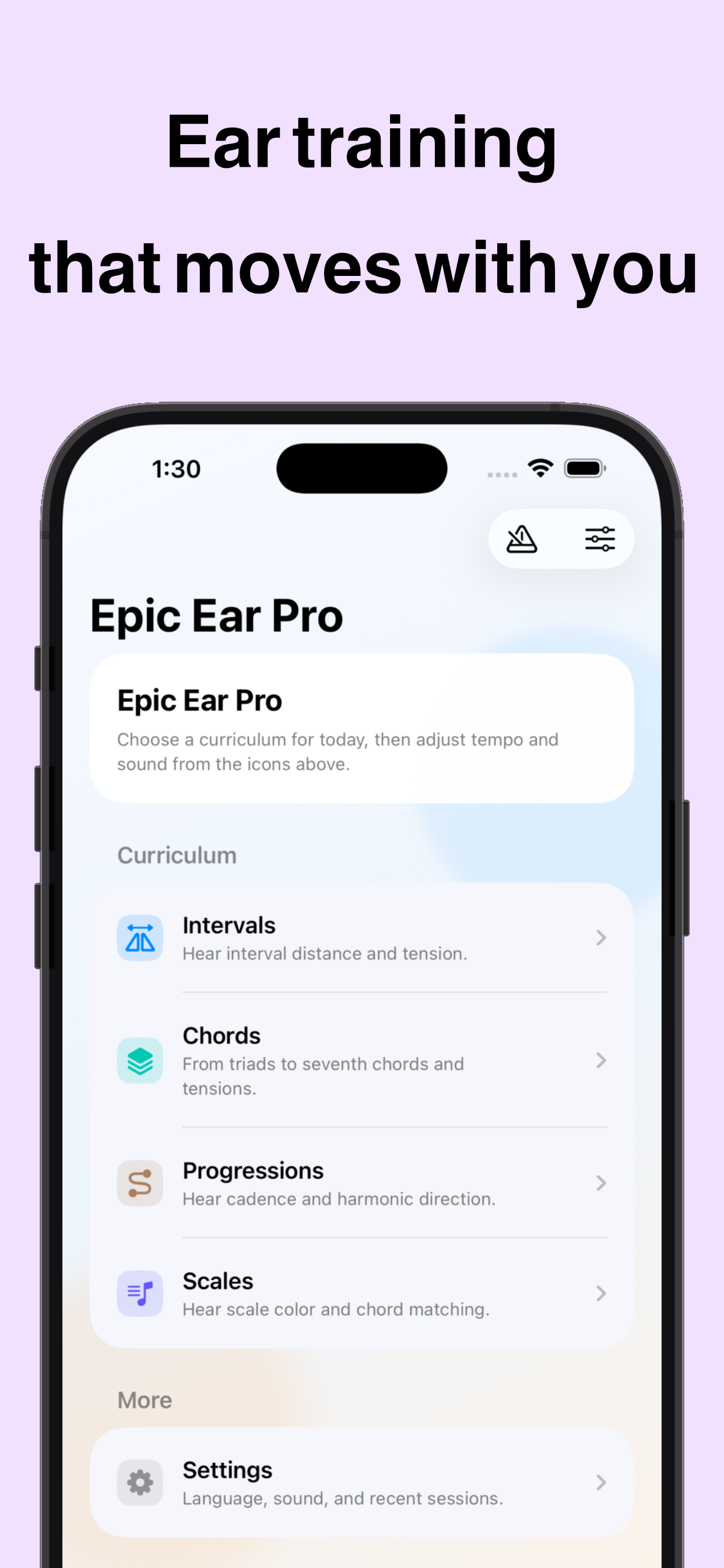 Epic Ear iPhone screenshot